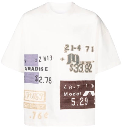 Jil Sander Graphic-Patch Cotton T-shirt White | Hype Vault Kuala Lumpur 