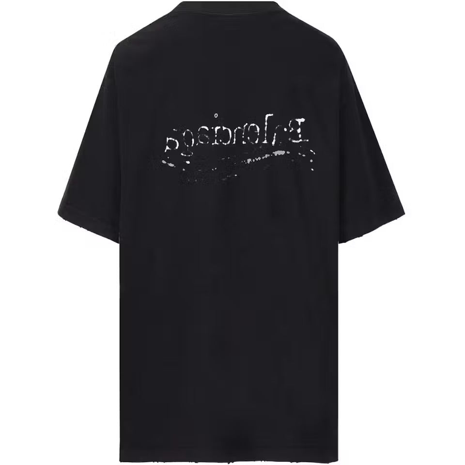 Balenciaga Hand Drawn Political Campaign T-Shirt Black (FW23)