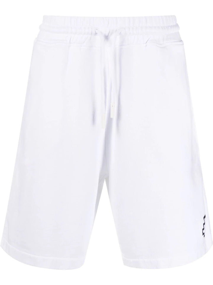 Marcelo Burlon Tempera Cross Basket Shorts White Black | Hype Vault Kuala Lumpur 