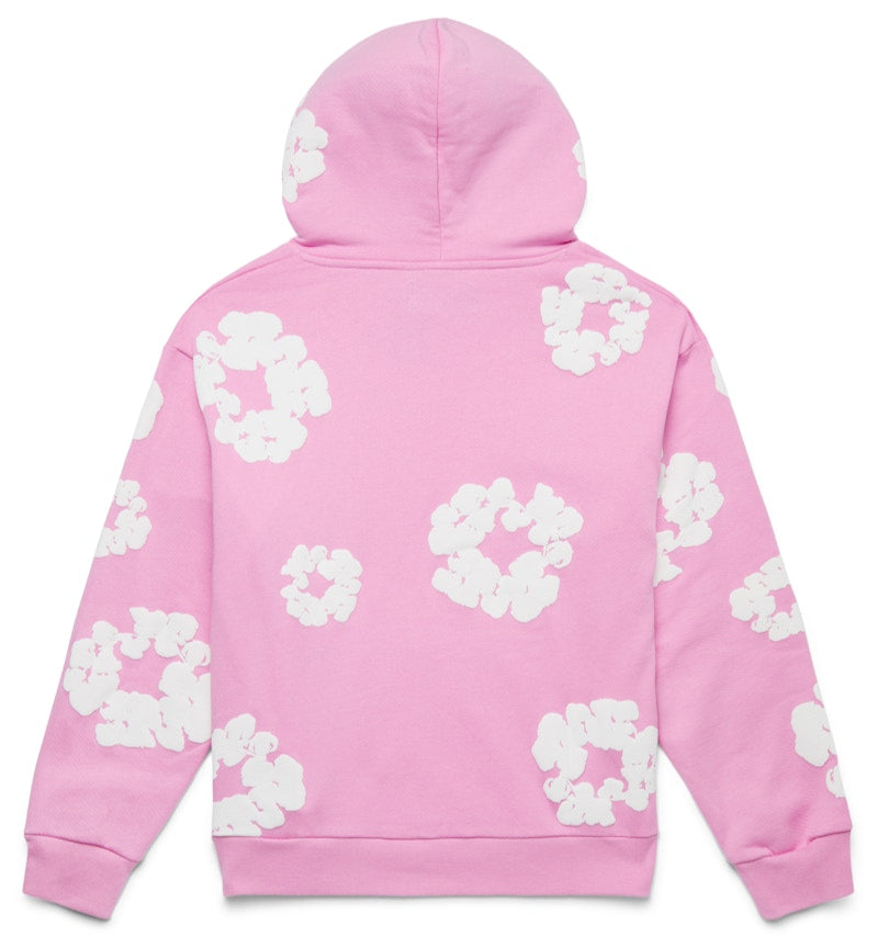 The Cotton Wreath Hoodie Sweatshirt Pink