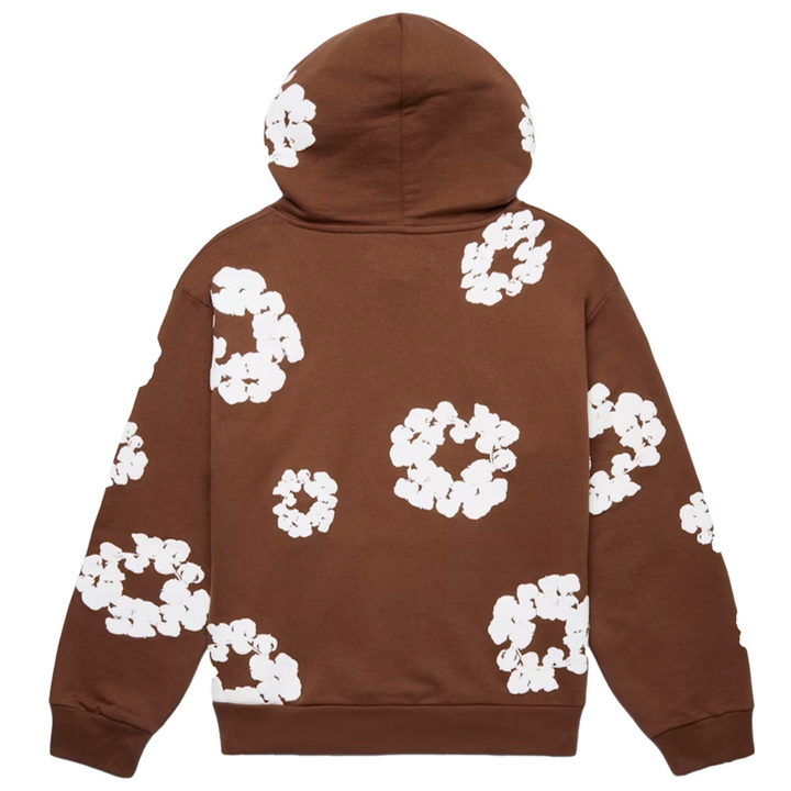 The Cotton Wreath Hoodie Sweatshirt Brown | Hype Vault