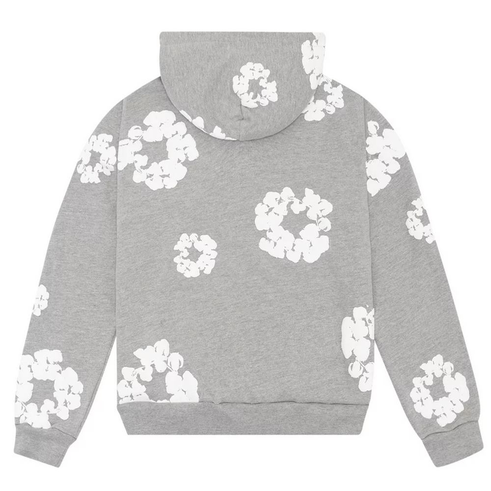 Denim Tears The Cotton Wreath Hoodie Sweatshirt Grey | Hype Vault