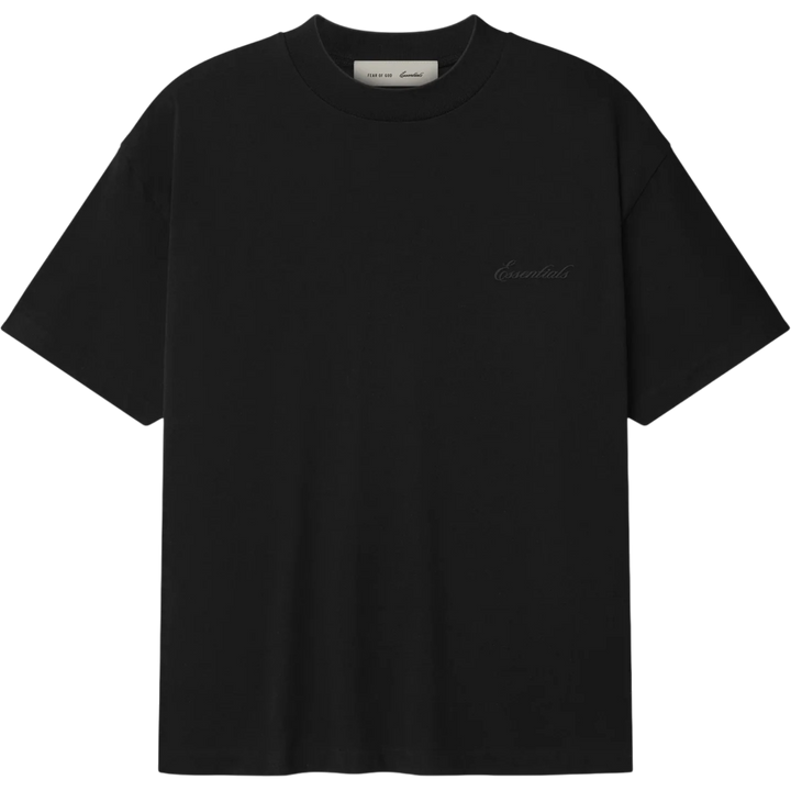 Fear of God Essentials Signature Classic Tee ‘Vintage Black’ (SS26)