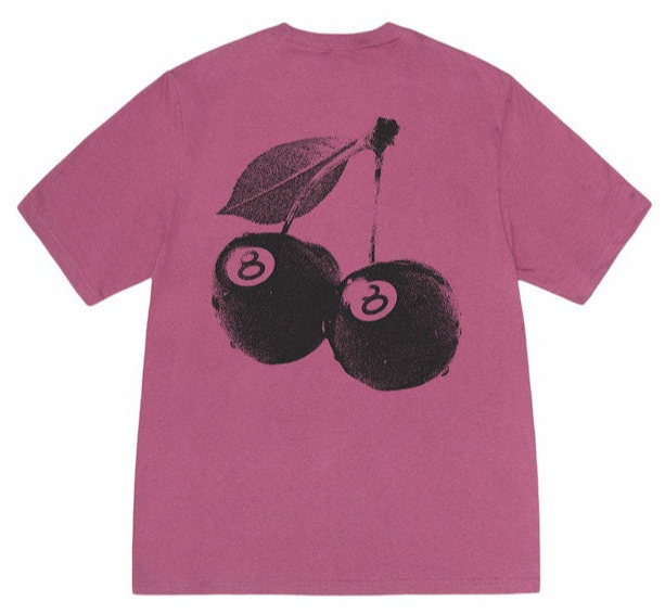 Stussy Cherries Tee ‘Berry’ (SS24)