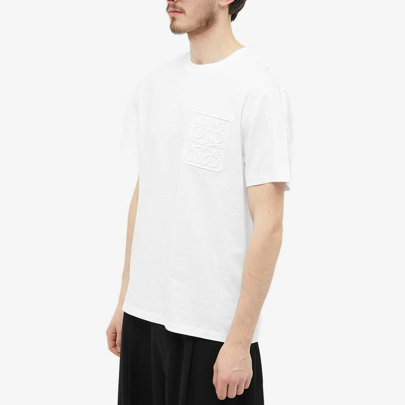 Loewe Debossed Anagram T-Shirt White