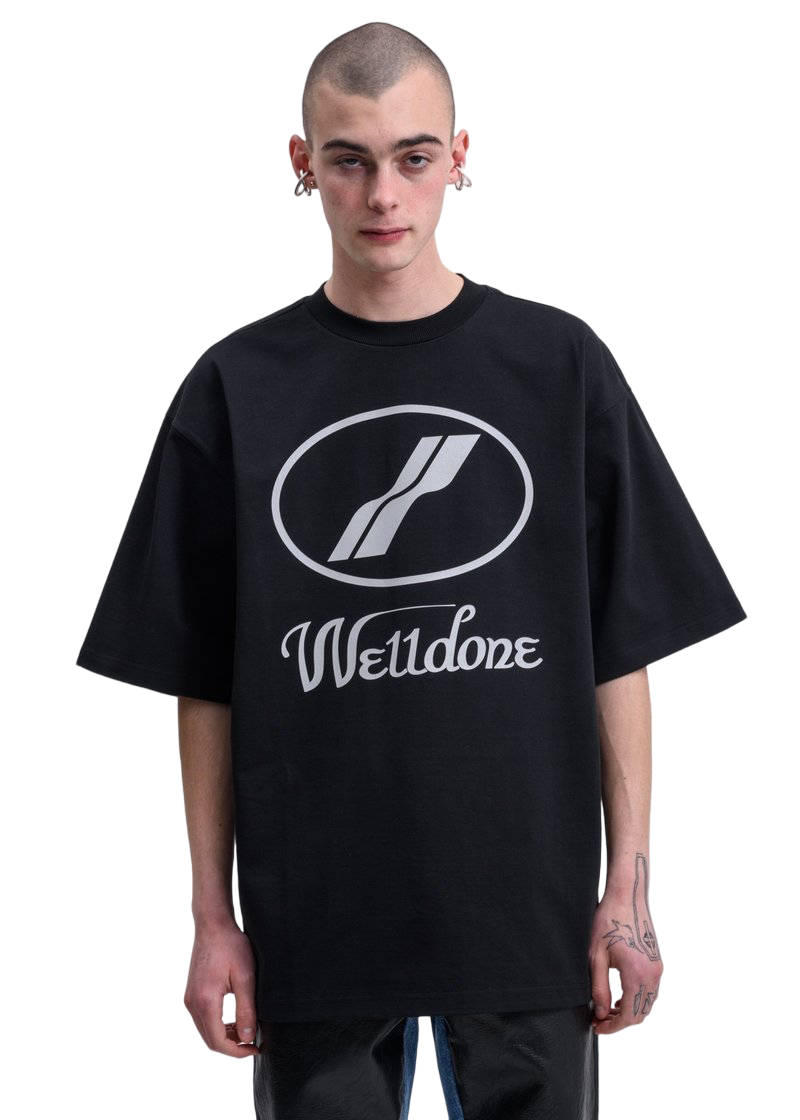 We11done Logo T-Shirt Black | Hype Vault Kuala Lumpur