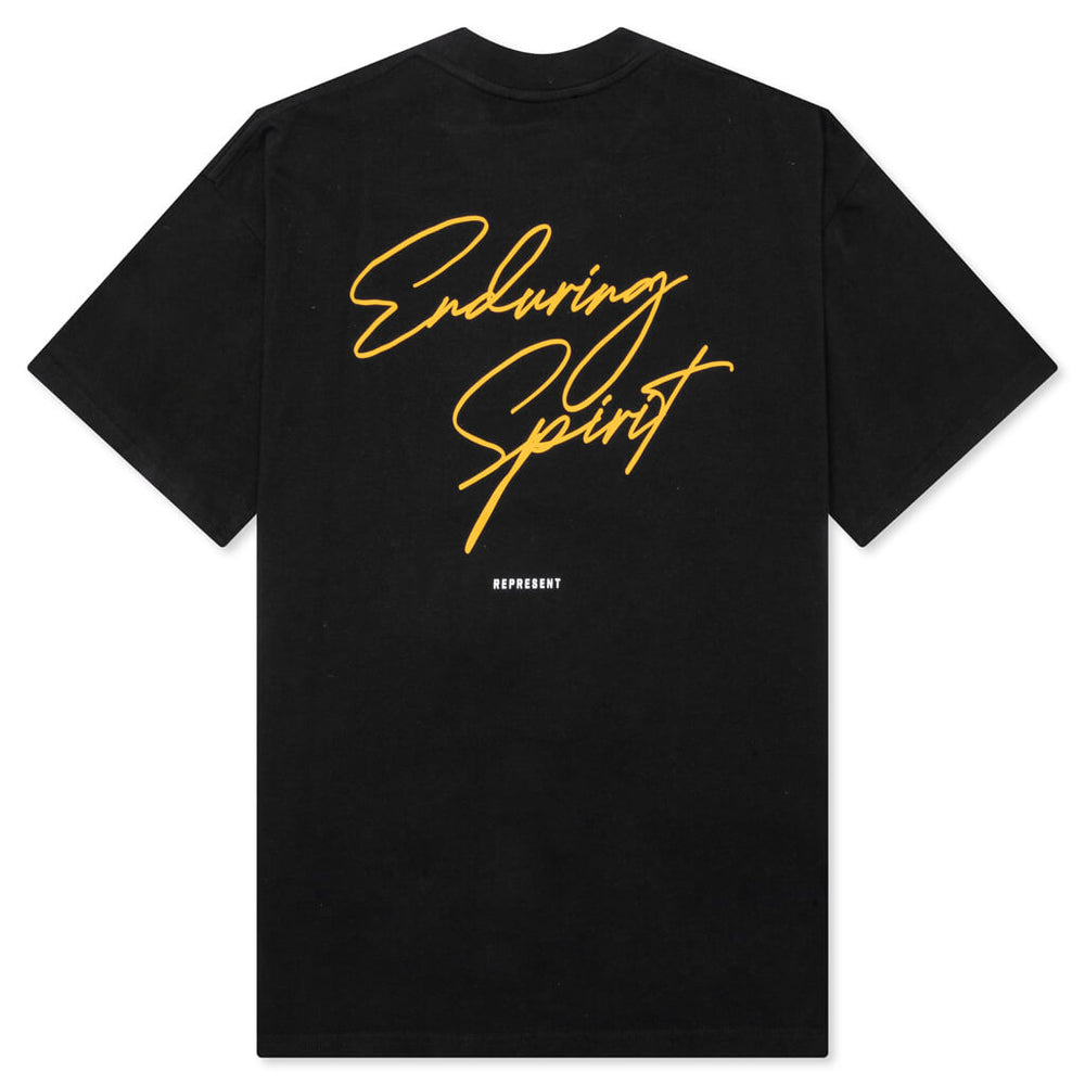 Represent Enduring Spirit T-Shirt Vintage Black | Hype Vault