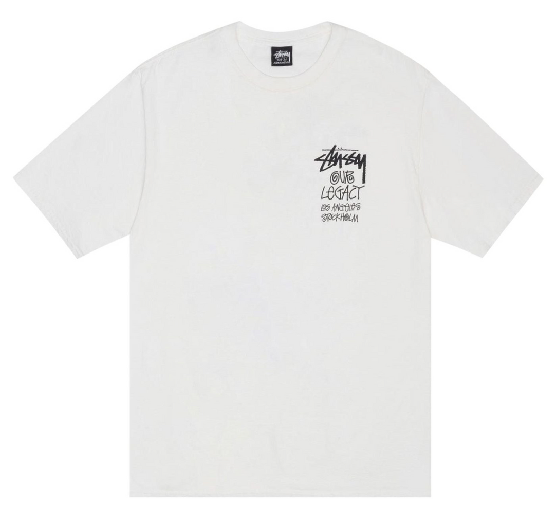 Stussy x Our Legacy Work Shop 8 Ball Yin Yang Pigment Dyed Tee ‘Natural’ (FW24)