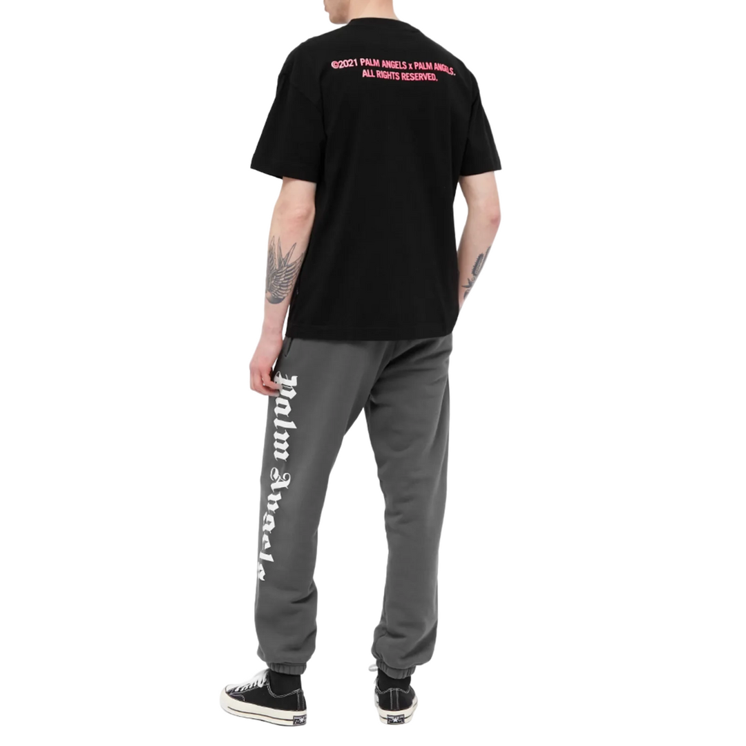 Palm Angels Palm Tree T-Shirt Black Fuchsia | Hype Vault Kuala Lumpur 