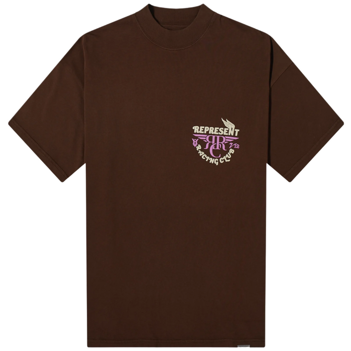 Represent Racing Club T-Shirt Vintage Brown | Hype Vault Kuala Lumpur