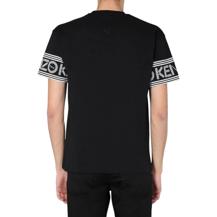 Kenzo Cuff Logo Cotton Short Sleeve T-Shirt 'Black' (SS21) - Hype Vault 