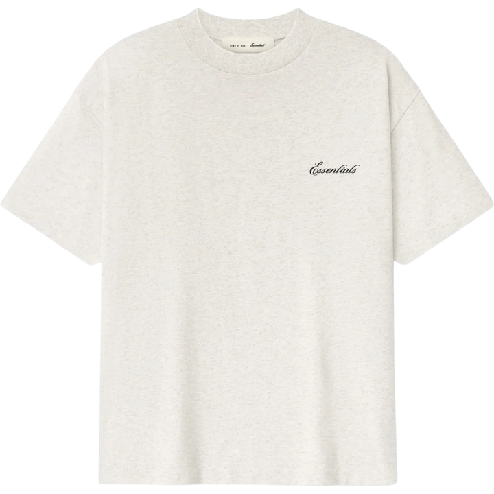 Fear of God Essentials Signature Classic Tee ‘Oatmeal Heather’ (SS26)