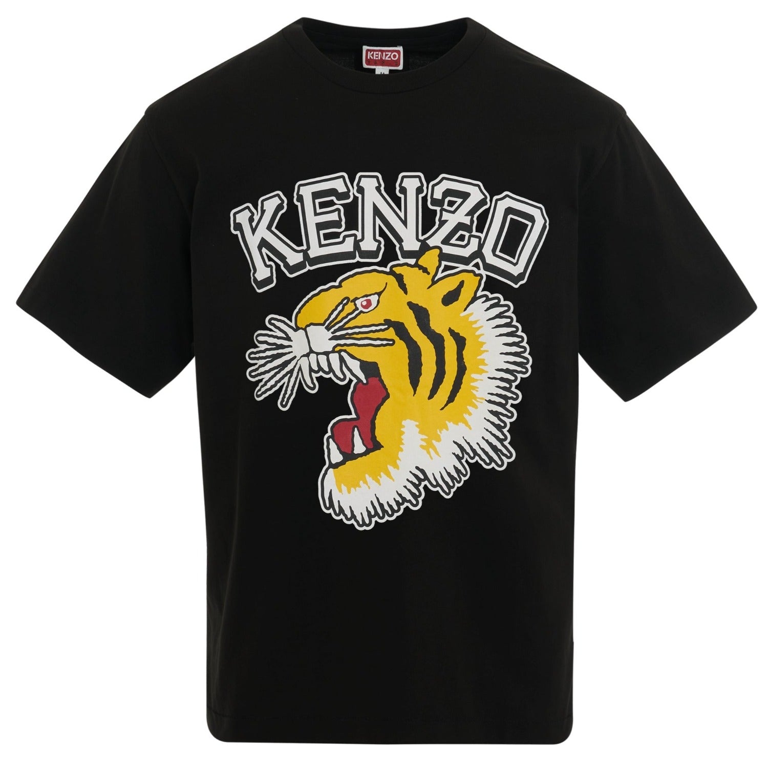 Kenzo Tiger Varsity Oversized T Shirt Black Hype Vault