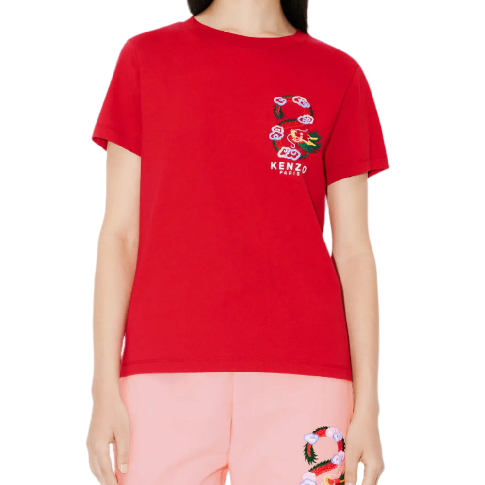 Kenzo Year of the Dragon Embroidered Slim T-Shirt | Hype Vault