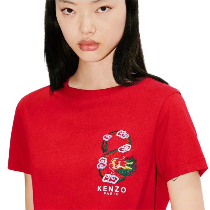 Kenzo Year of the Dragon Embroidered Slim T-Shirt | Hype Vault