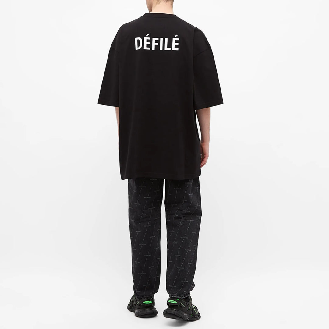 Balenciaga Defile Logo Oversized T-Shirt | Hype Vault Kuala Lumpur