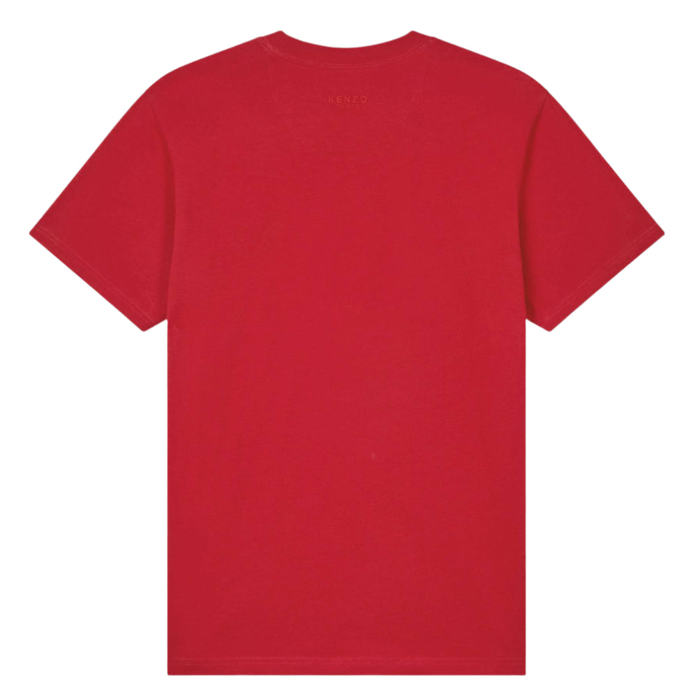 Kenzo 'Lunar New Year' Embroidered Slim T-shirt Red | Hype Vault