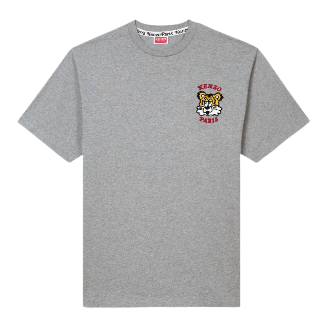 Kenzo Verdy Market Genderless Embroidered T-shirt Grey | Hype Vault