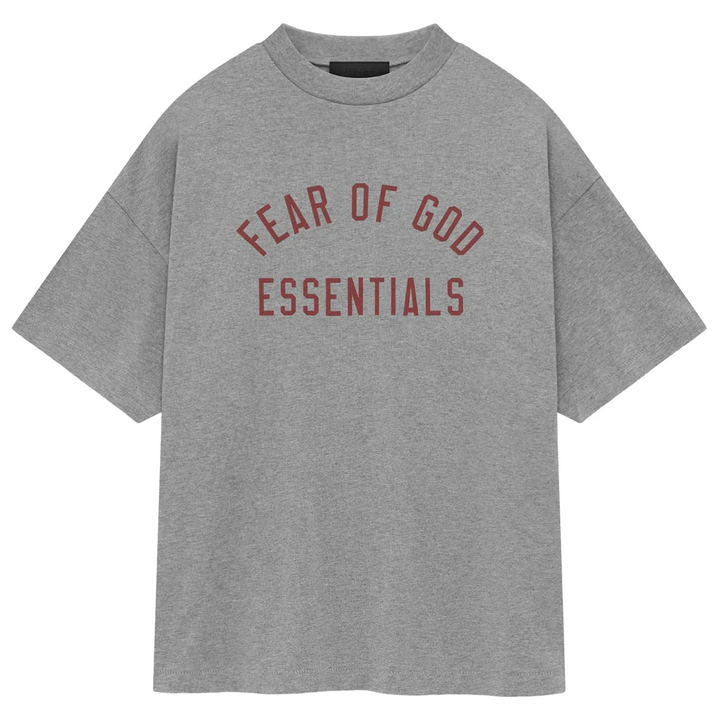Fear Of God Essentials Jersey Crewneck Tee ‘Dark Heather’ (FW24)