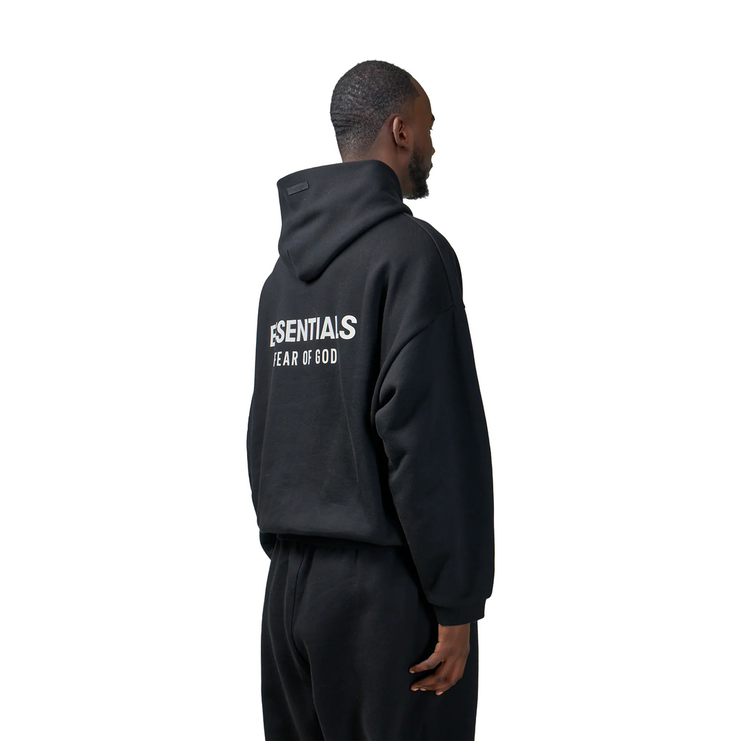 Fear of God Essentials Fleece Hoodie Black (FW24)