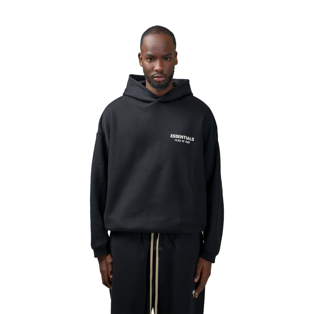 Fear of God Essentials Fleece Hoodie Black (FW24)