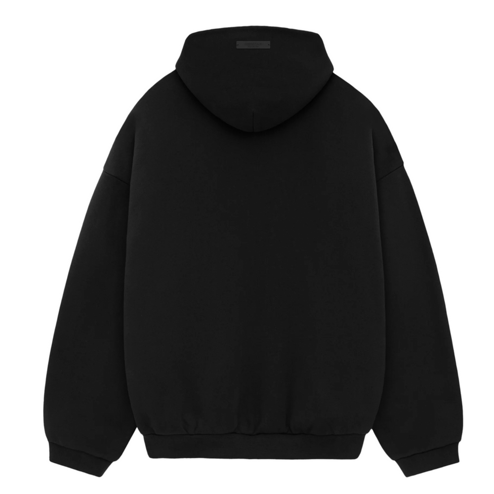 Fear of God Essentials Fleece Hoodie Black (FW24)| Hype Vault