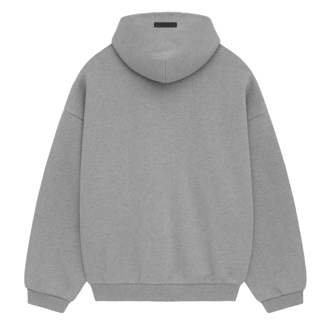 Fear of God Essentials Fleece Hoodie Dark Heather (FW24) | Hype Vault