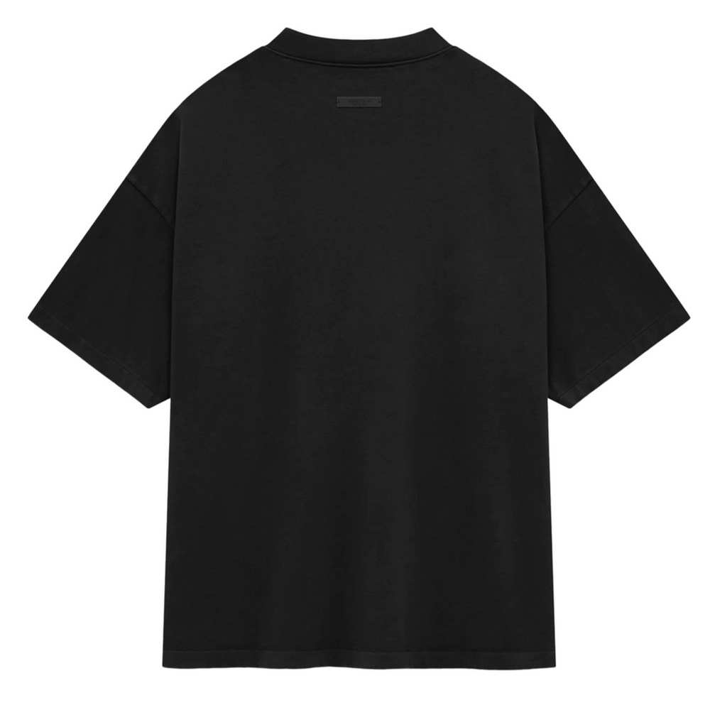 Fear of God Essentials Heavy Crewneck Tee 'Black' (FW24) | Hype Vault