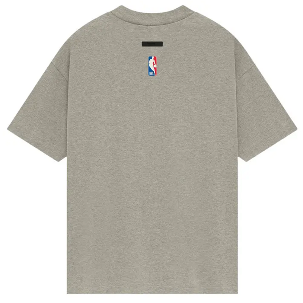 Fear of God Essentials NBA Warriors Tee ‘Warm Heather’ | Hype Vault
