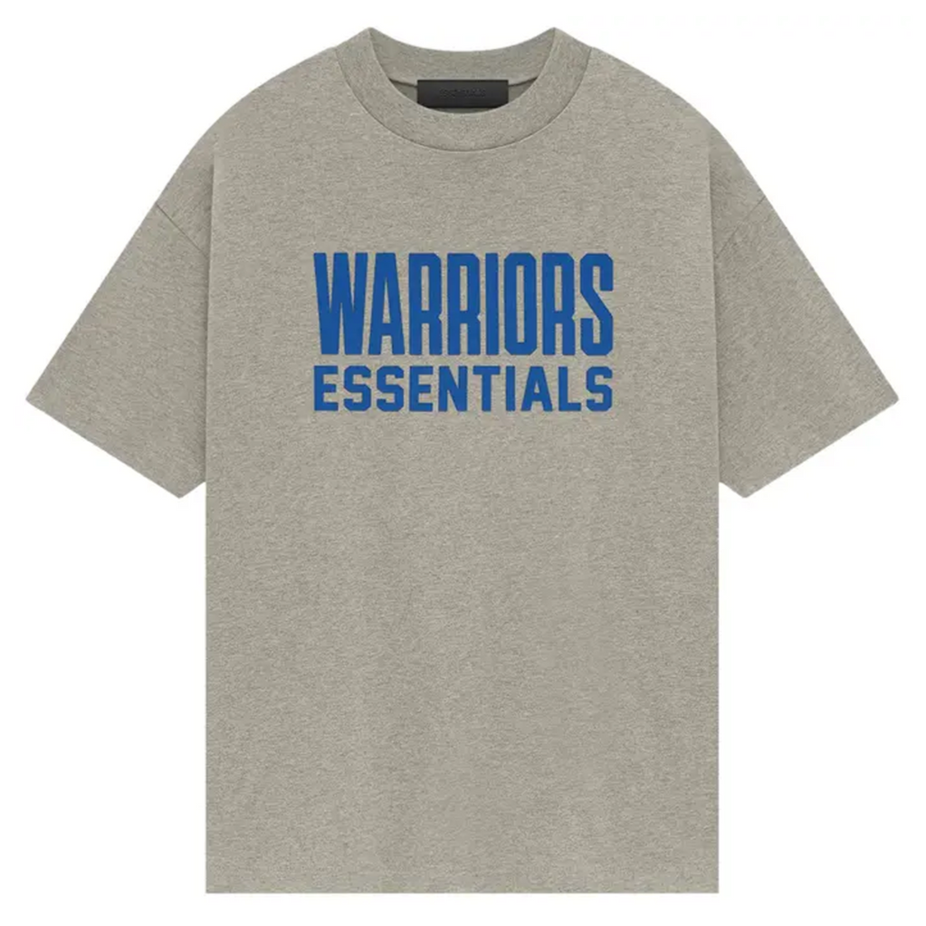 Fear of God Essentials NBA Warriors Tee ‘Warm Heather’ | Hype Vault
