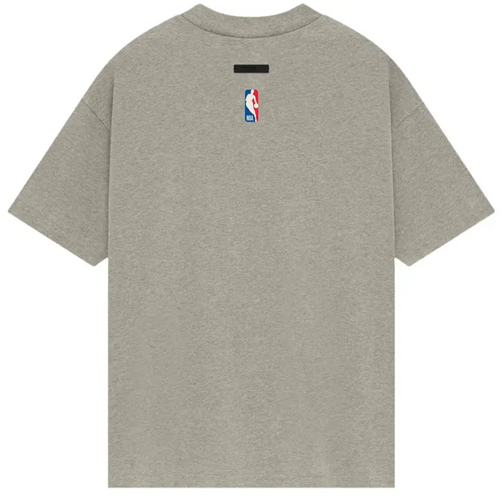 Fear of God Essentials Essentials Lakers Tee ‘Warm Heather Grey’ | Hype Vault