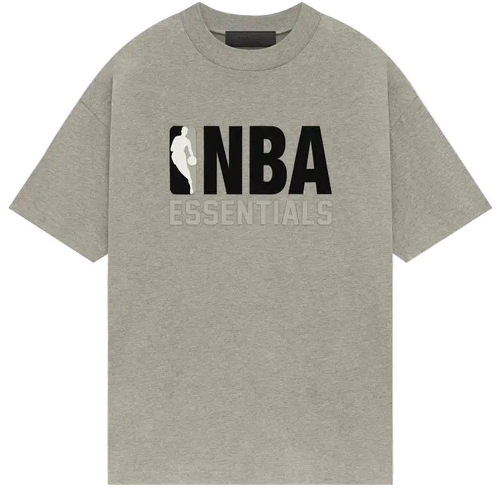 Fear of God Essentials Essentials NBA Tee ‘Warm Heather Grey’ | Hype Vault