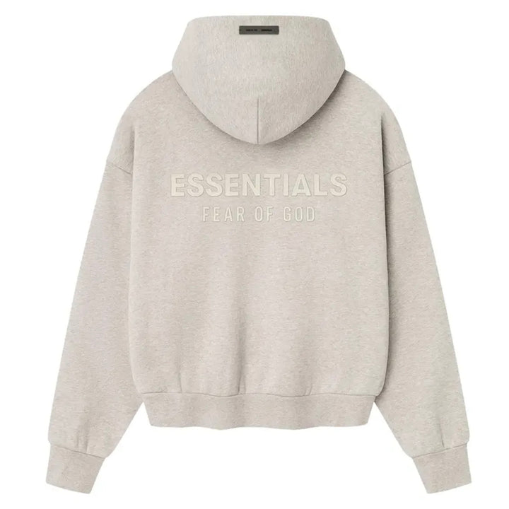 Fear Of God Essentials Classic Fleece Hoodie Heather Stone (FW25)
