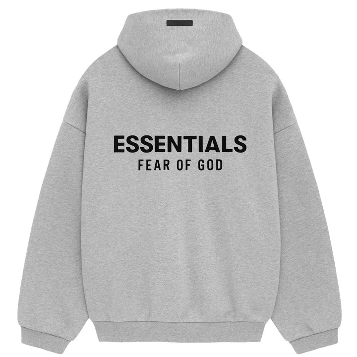 Fear of God Essentials Fleece Hoodie Light Heather Grey (FW24)