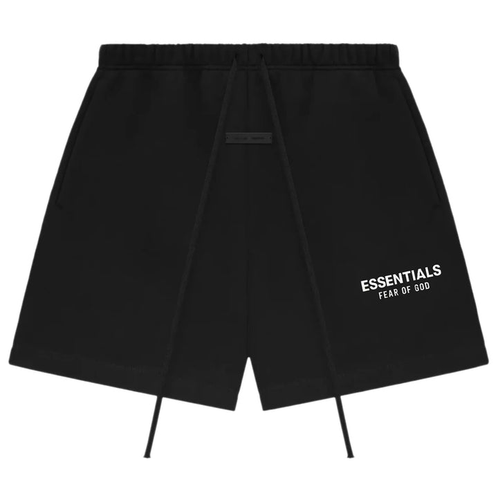 Fear of God Essentials Classic Soccer Sweatshort Jet Black (SS25)
