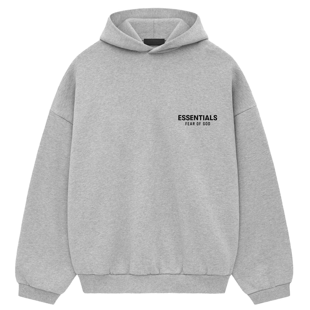 Fear of God Essentials Fleece Hoodie Light Heather Grey (FW24)