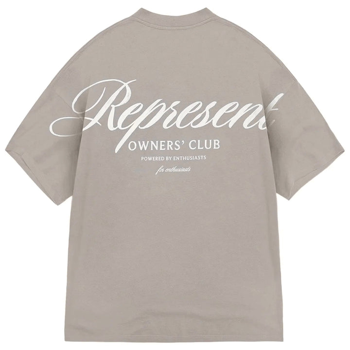 Represent Owners Club Script Tee Slate (SS25)