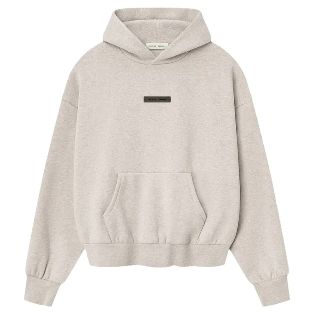 Fear Of God Essentials Classic Fleece Hoodie Heather Stone (FW25)