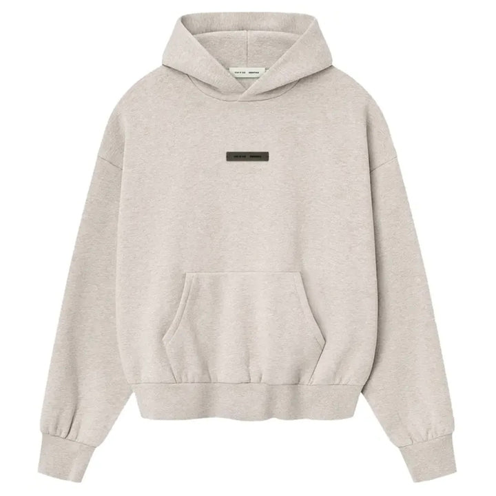 Fear Of God Essentials Classic Fleece Hoodie Heather Stone (FW25)