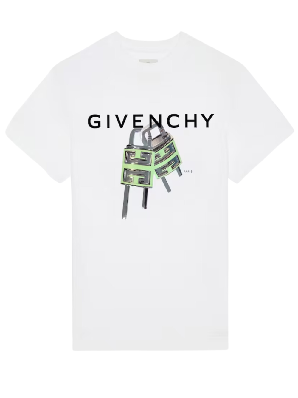 Givenchy 4G Lock T-Shirt White Slim Fit | Hype Vault Kuala Lumpur | Asia's Top Trusted High-End Sneakers and Streetwear Store | Guaranteed 100% authentic