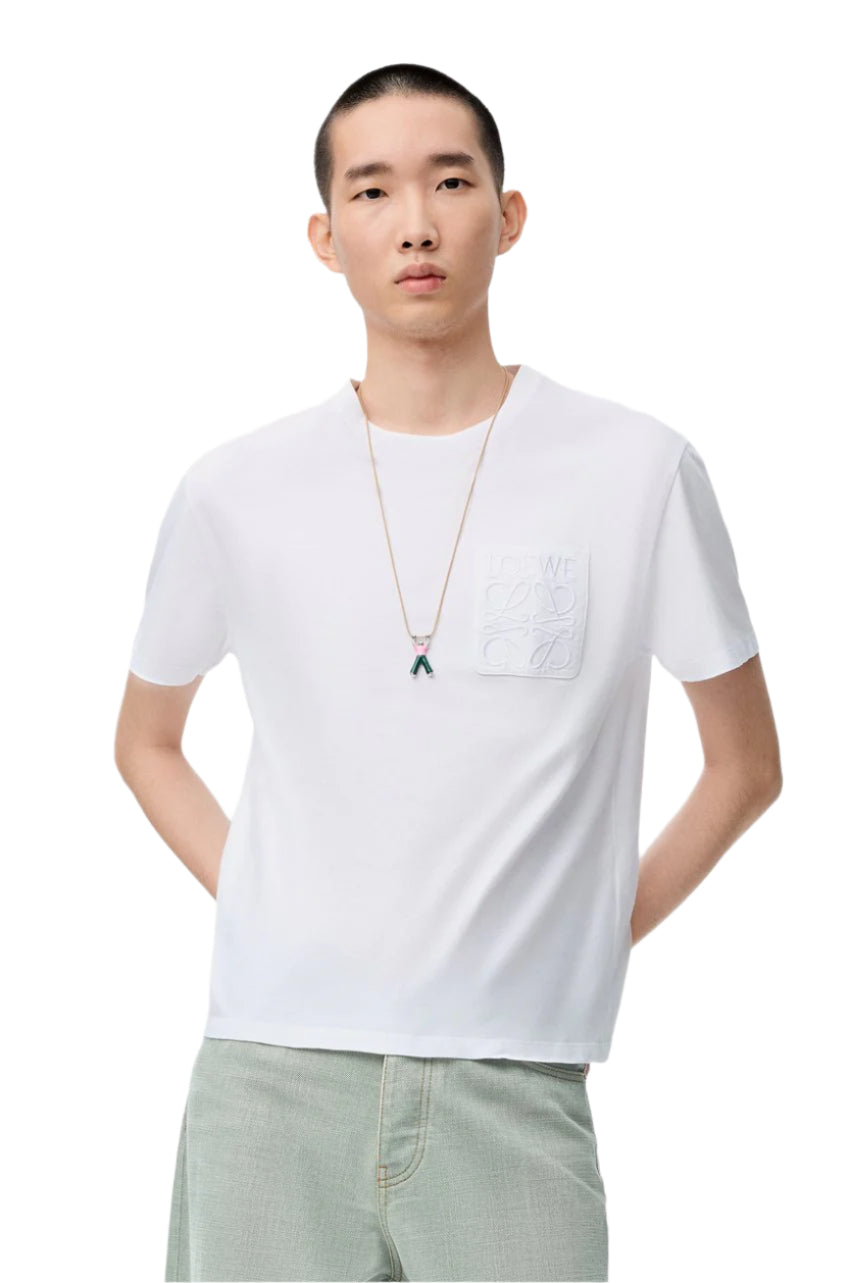 Loewe Anagram ‘White’ T-Shirt with Pocket | Hype Vault
