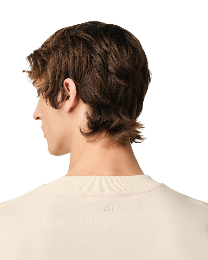 Ami Paris Ami De Coeur Patch T-Shirt ‘Beige’