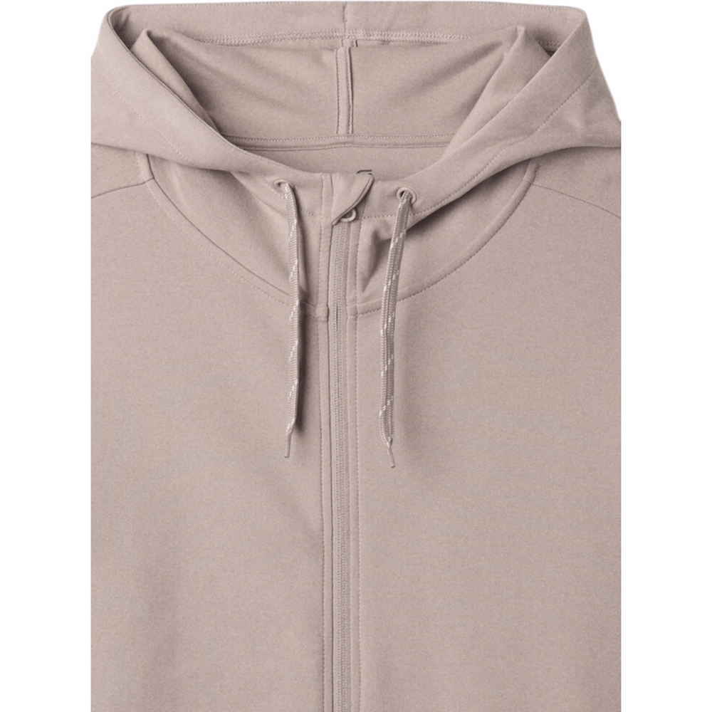 Mens GapFit GapFlex Performance Hoodie Beige / Iconic Khaki Full Zip - Hype Vault 