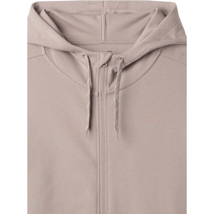 Mens GapFit GapFlex Performance Hoodie Beige / Iconic Khaki Full Zip - Hype Vault 