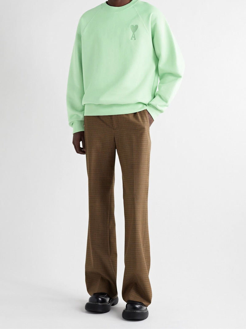 Ami Paris ADC Tonal Boxy Fit Crewneck Aqua (SS22)