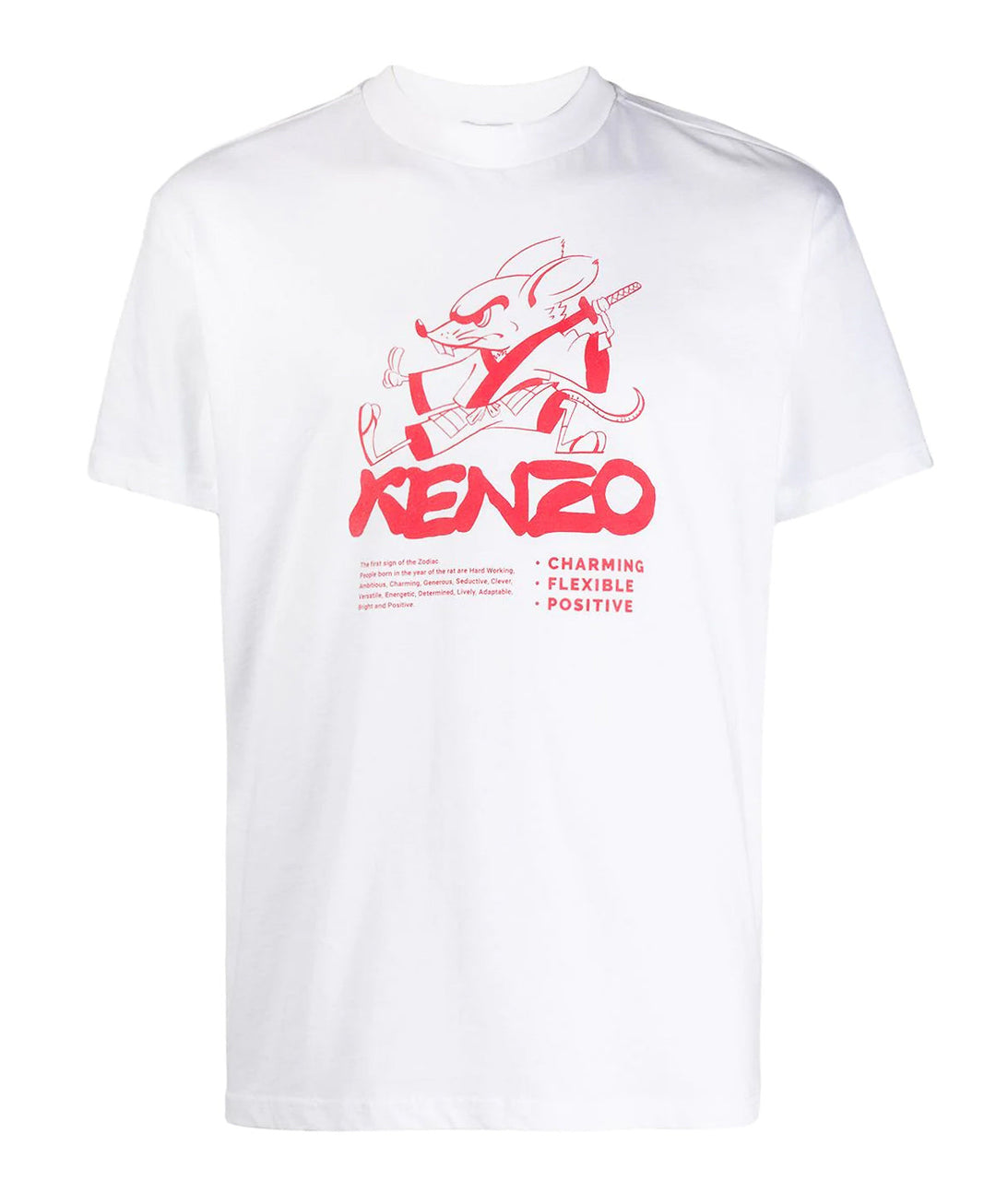 Kenzo Limited Edition Chinese New Year Kung Fu Rat T-Shirt White - Hype Vault 