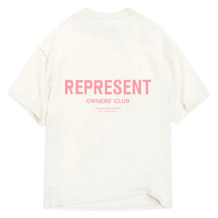 Represent Owners Club T-Shirt Flat White Bubblegum
