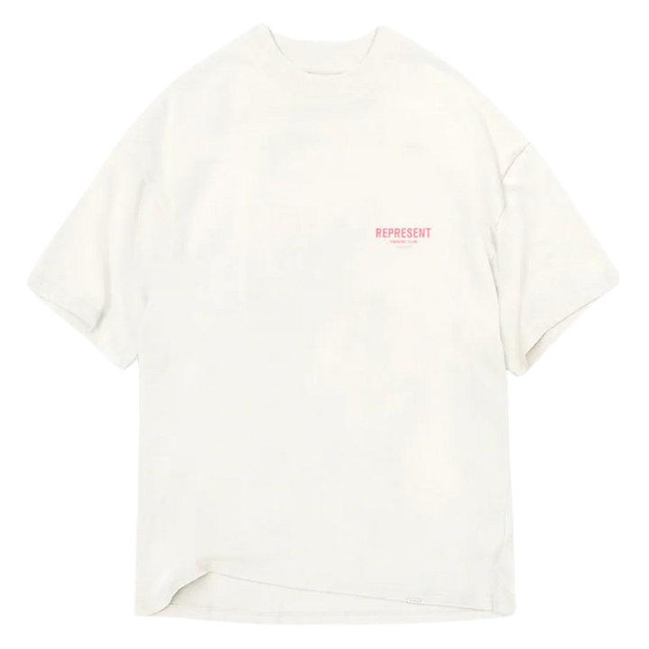 Represent Owners Club T-Shirt Flat White Bubblegum