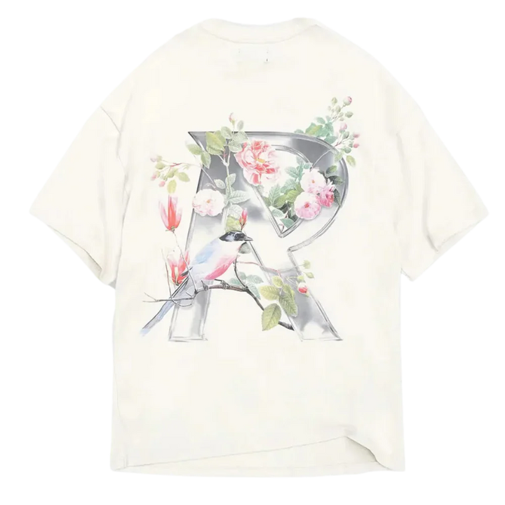 Represent Floral T-Shirt Flat White