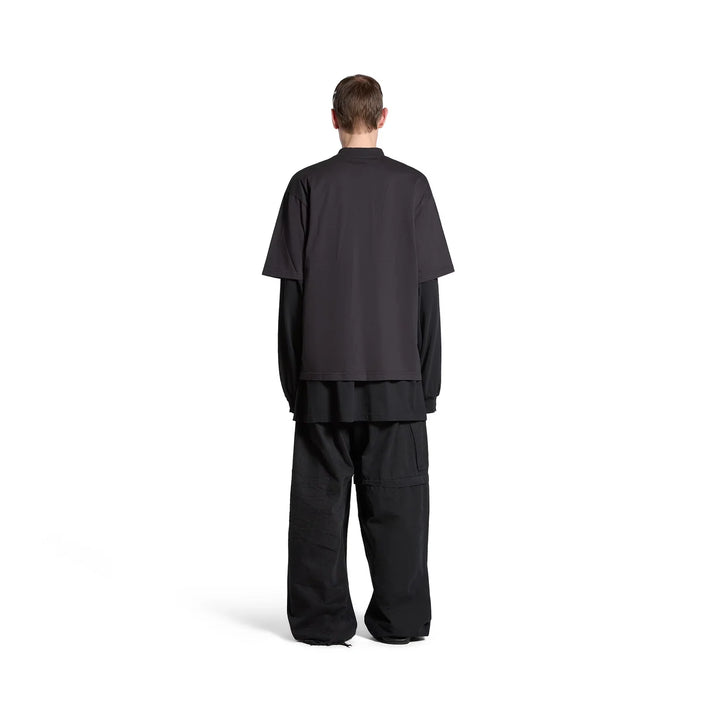 Balenciaga Political Stencil Medium Fit Tee Black (SS25)
